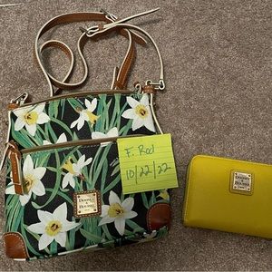 Dooney and Bruce crossbody and wallet
